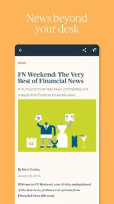 Financial News android App screenshot 0