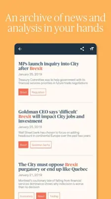 Financial News android App screenshot 2